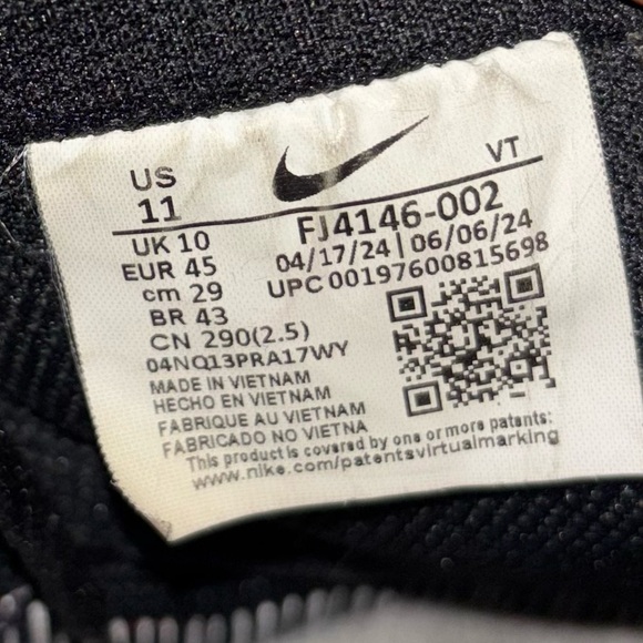 Nike Air Force 1 Low '07 Black Red Bred! Men’s size 11 - Picture 7 of 8